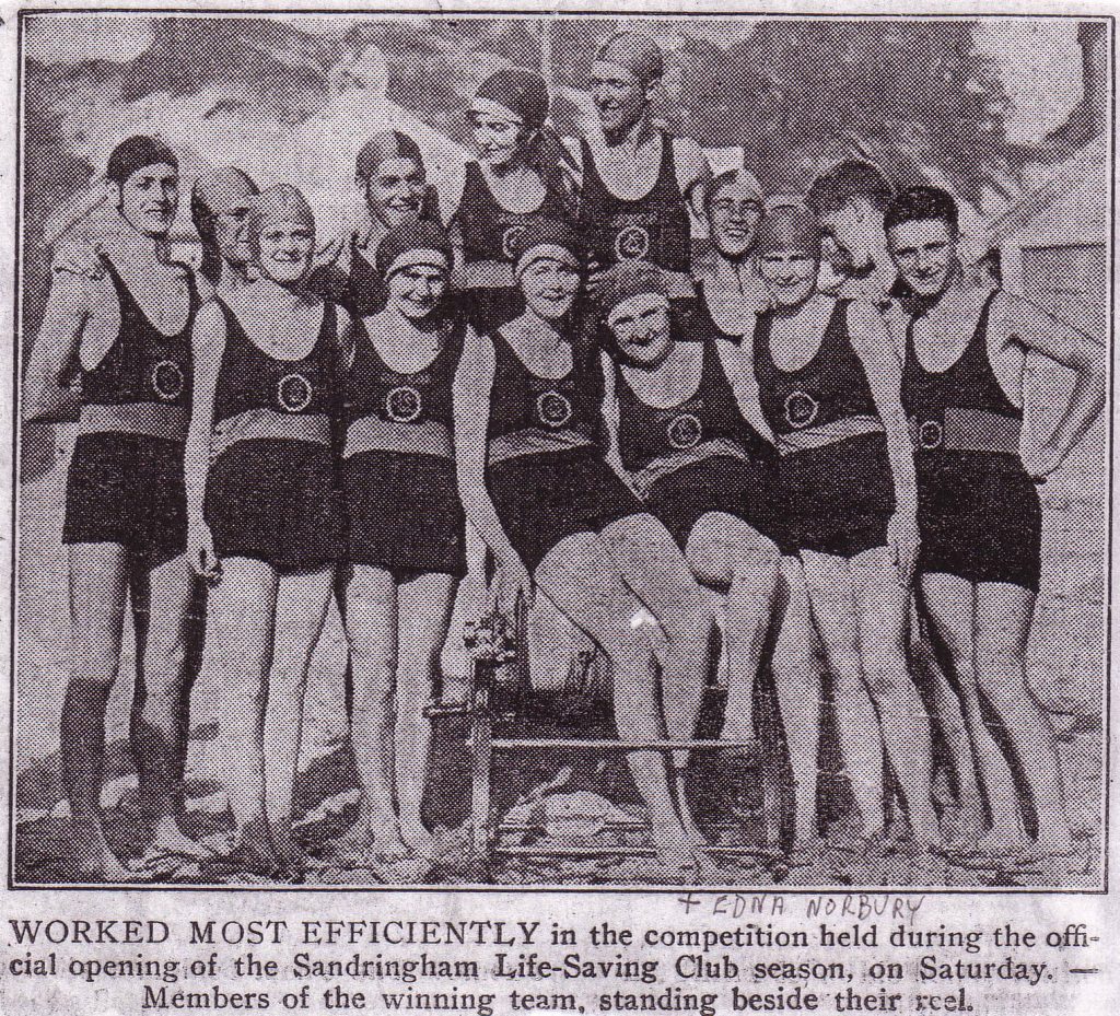 History - Sandringham Life Saving Club